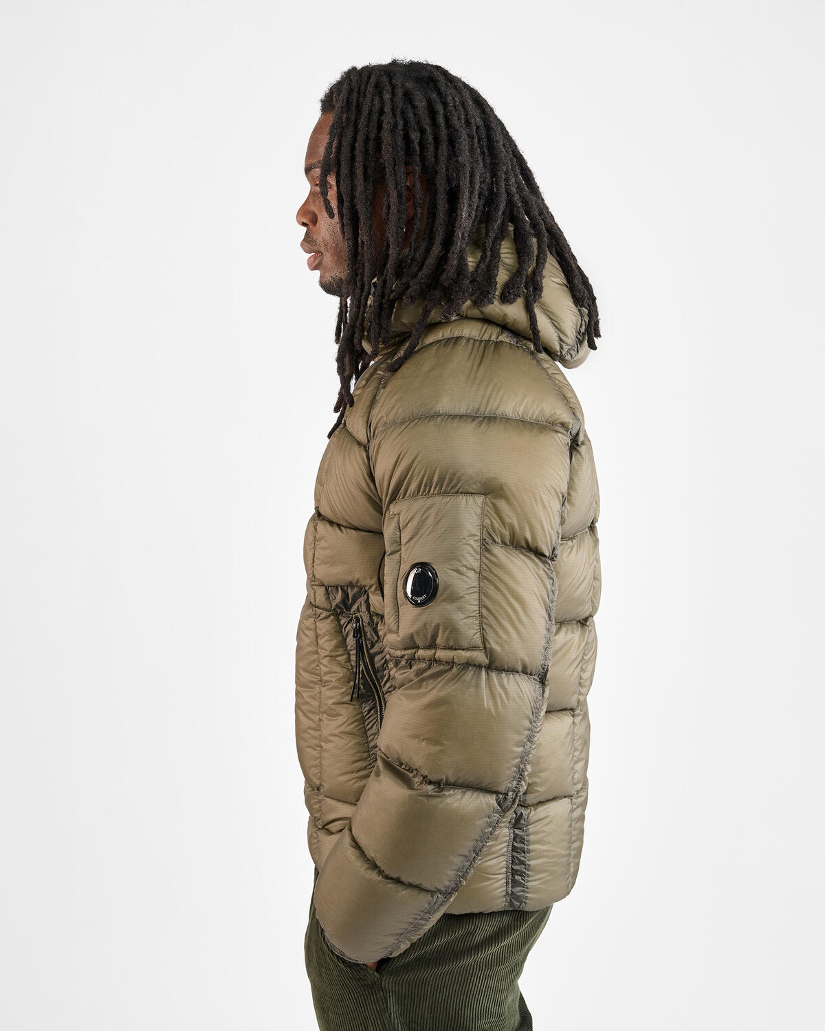 C.P. Company D.D. Shell Hooded Down Jacket | 19CMOW702A110416A-356